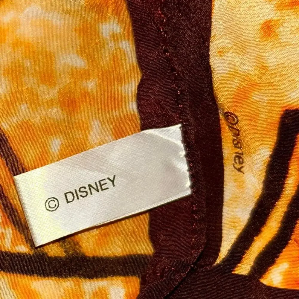 VINTAGE THE LION KING SILK SCARF